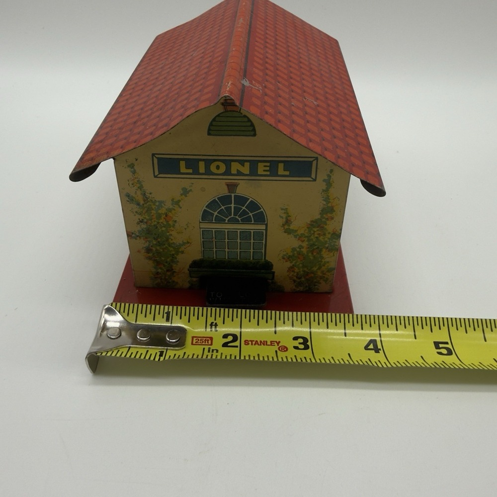 Lionel Prewar O Gauge Whistle Station #48W Tin Vintage Produced 1934-1940 - Picture 8 of 9